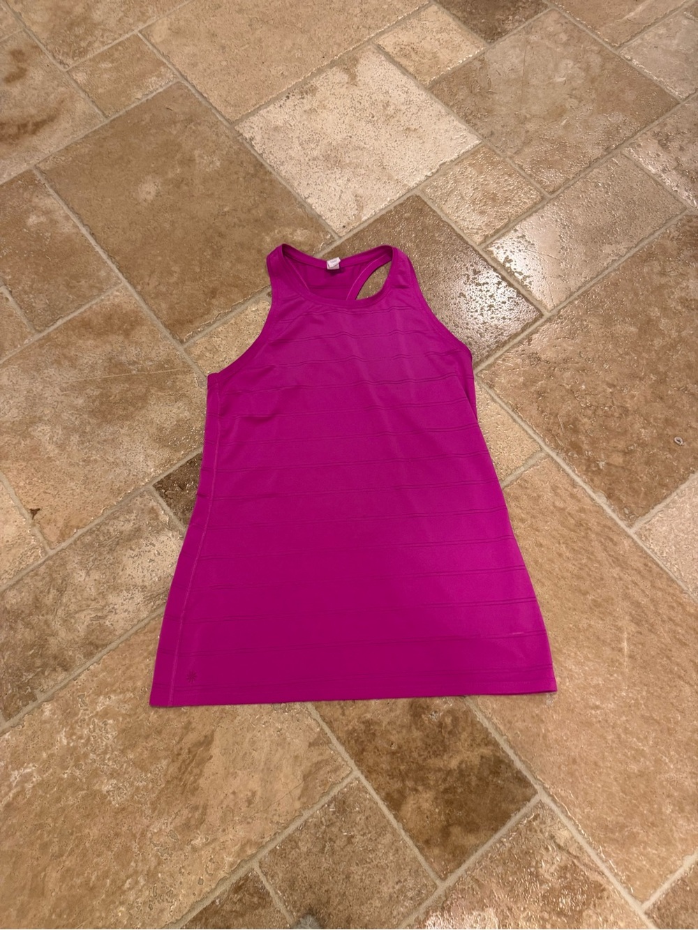 Athleta Magenta Racerback Performance Tank